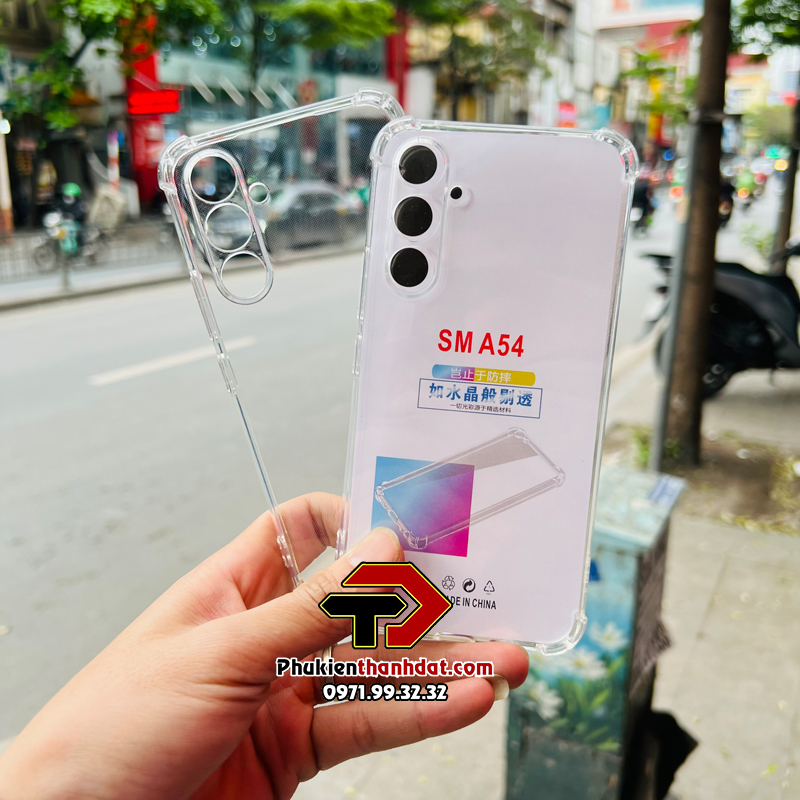 Ốp lưng cho SamSung Galaxy A54 5G trong suốt chống sốc bảo vệ camera sau