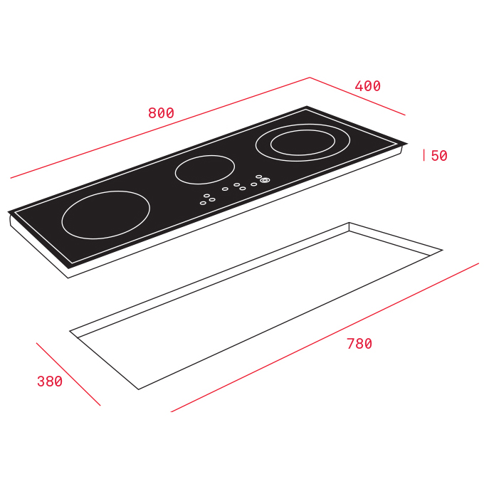 Bếp điện từ IZ 8320 HS(Hàng Chính Hãng)