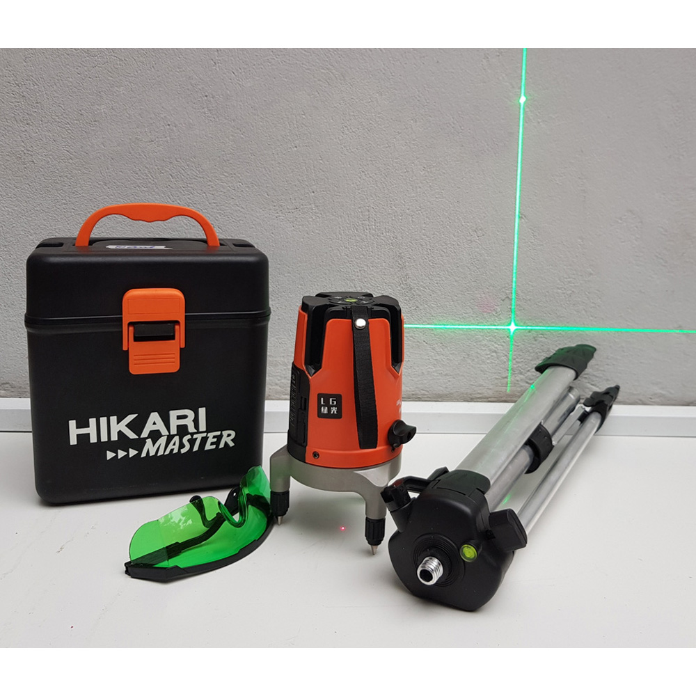 Máy Cân Mực Laser Hikari Master SL-5X - Máy Cân Bằng Thuỷ Bình  5 Tia Xanh Được Áp Dụng Nhiều Trong Xây Dựng, Đời Sống, Công Nghệ Thái Lan - Hàng Chính Hãng  