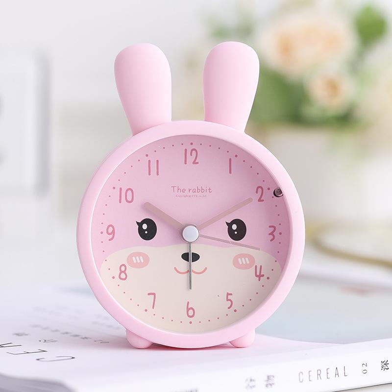 Phong cách mới nhất Đồng hồ báo thức silicon Fuleshi đồng hồ đầu giường phòng ngủ học sinh cho trẻ em sáng tạo đơn giản và dễ thương với đồng hồ tắt tiếng đèn ngủ