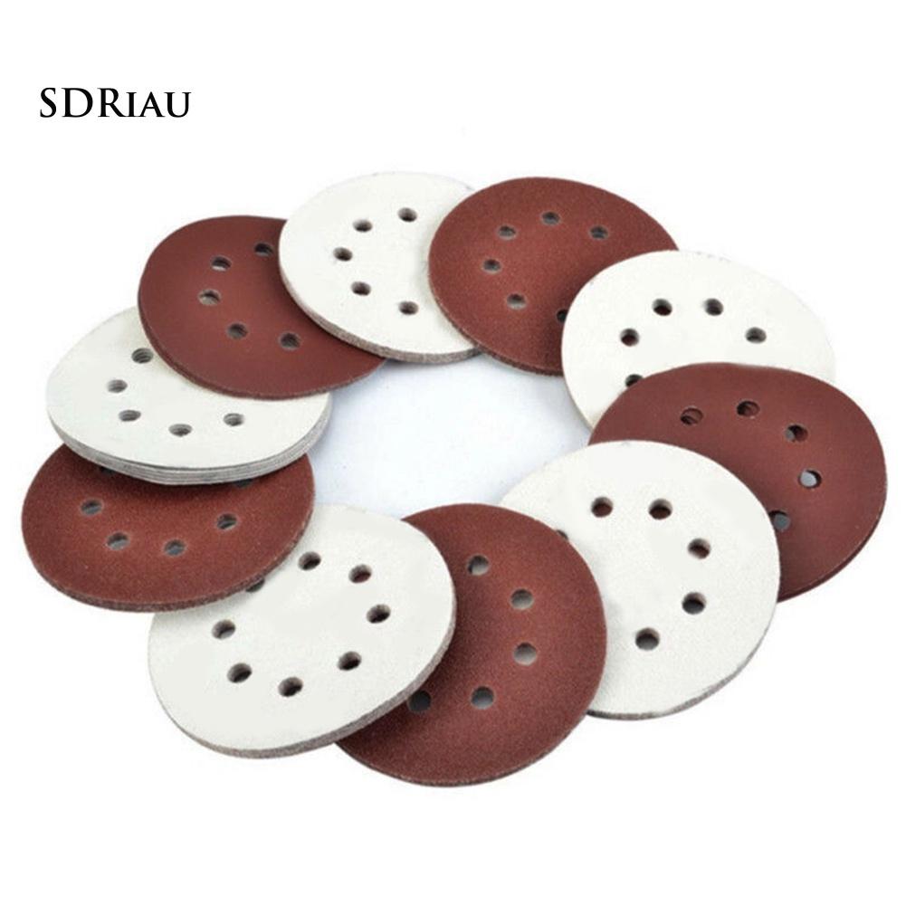 Set 10 Đĩa Chà Nhám 8 Lỗ