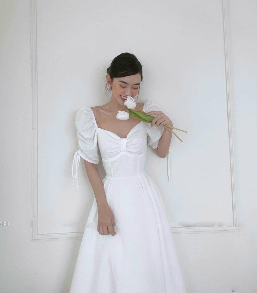 ĐẦM XÒE TAY BỒNG RÚT DÂY NƠ NGỰC 73667609