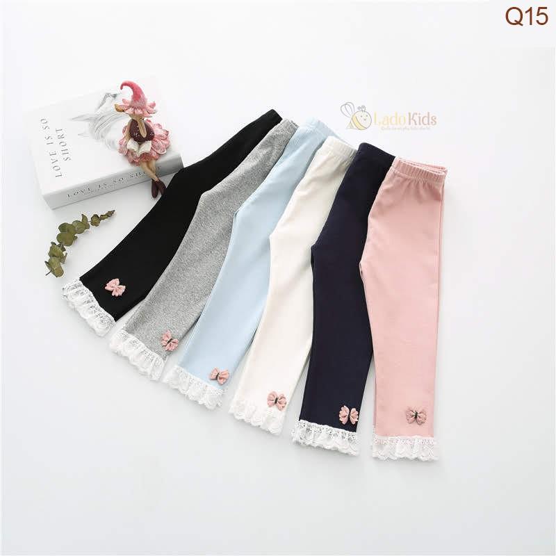 Quần Legging Gấu Ren (6-17kg) – Q15