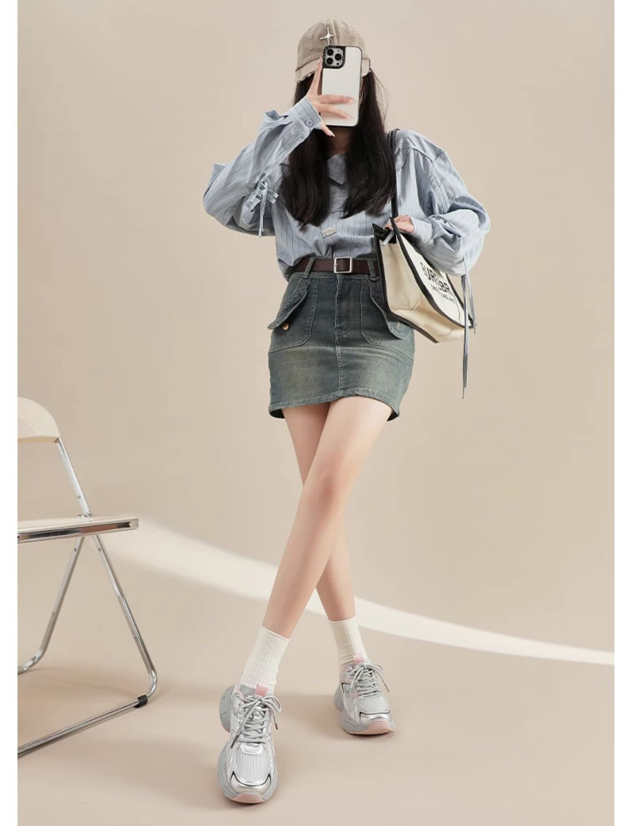 Giày thể thao nữ đế êm nhẹ, thoáng khí đế cao su đúc, chống trơn trượt hạn chế mòn  – GNU2102