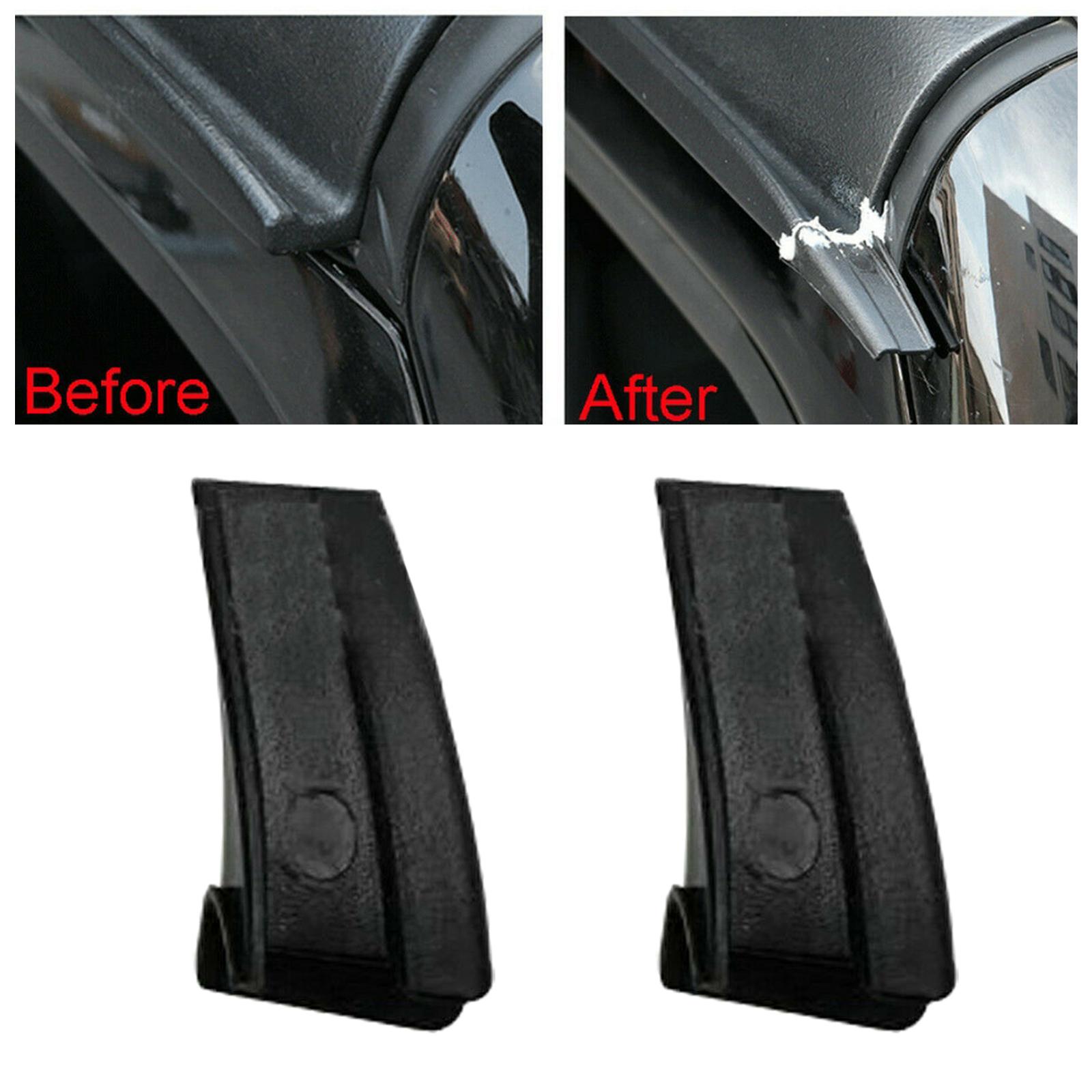 1 Pair Rain Gutter Extension For Jeep Wrangler JL 2018-2021 Spare Parts