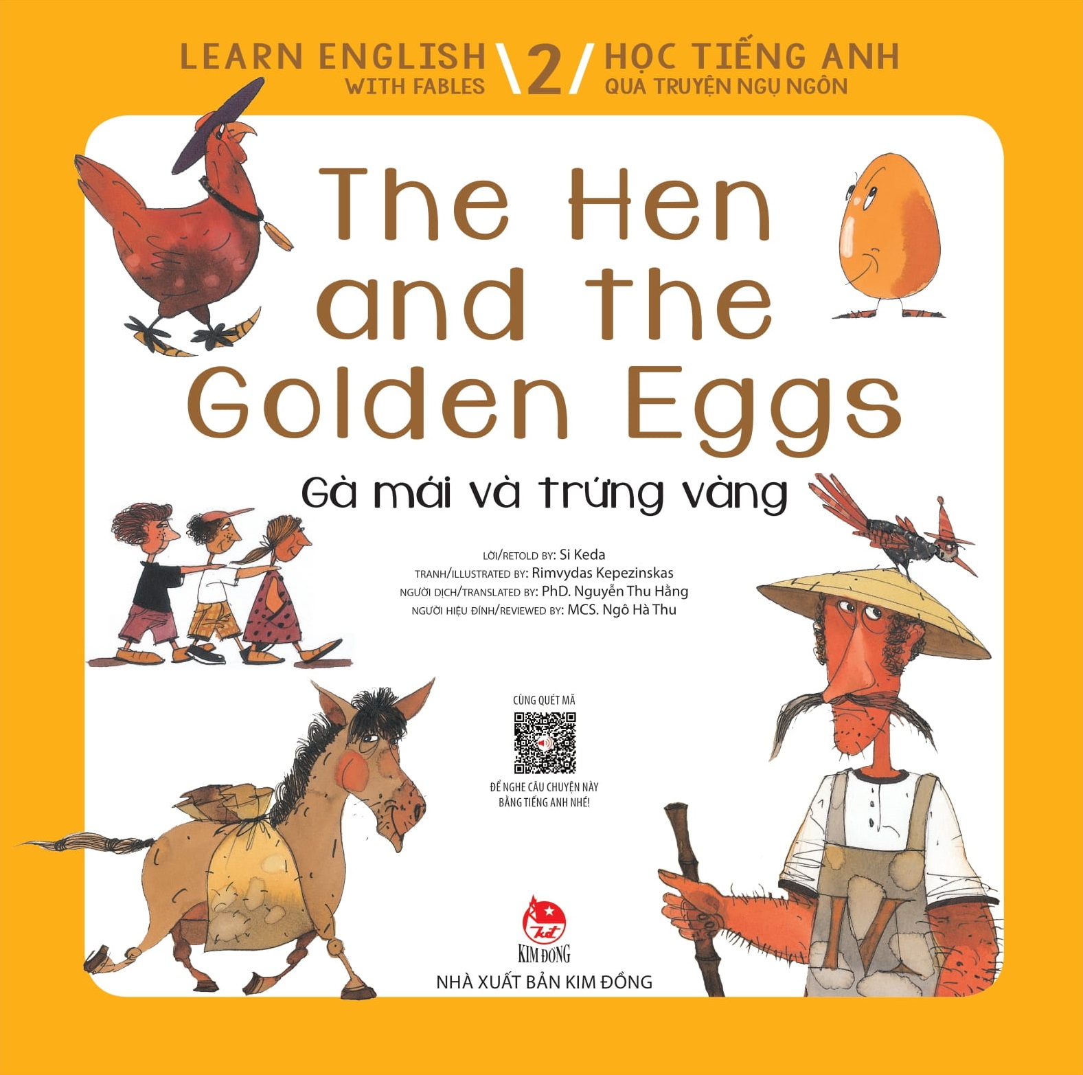Learn English With Fables 2 - Học Tiếng Anh Qua Truyện Ngụ Ngôn - Tập 2 - The Hen And The Golden Eggs - Gà Mái Và Trứng Vàng