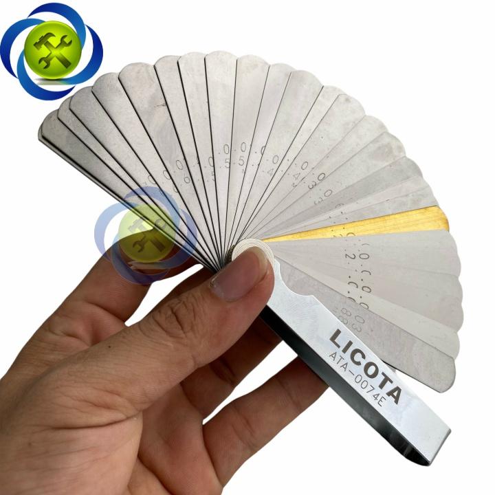 Thước lá đo khe Licota ATA-0074E hệ inch loại 32 lá (0.0015-0.032 inch)