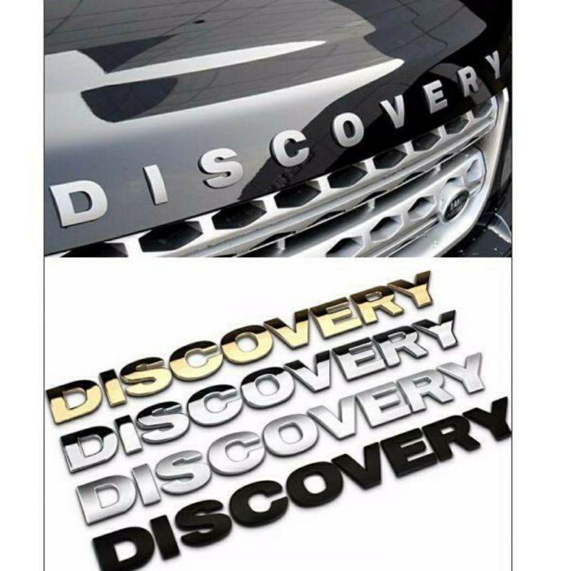 Tem Discovery dán xe, decal 3D chữ nổ dán xe ô tô