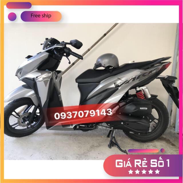 Tem rời dành cho xe Vario bạc xám in decal trong