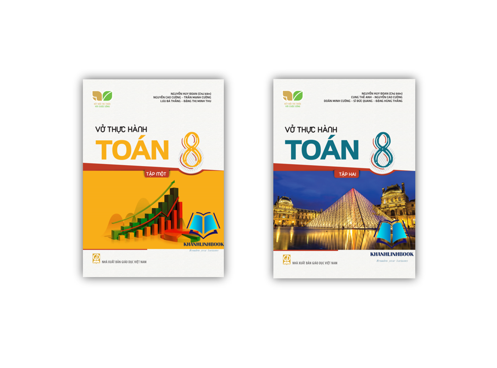 Sách - Combo Vở thực hành Toán 8 tập 1 + 2