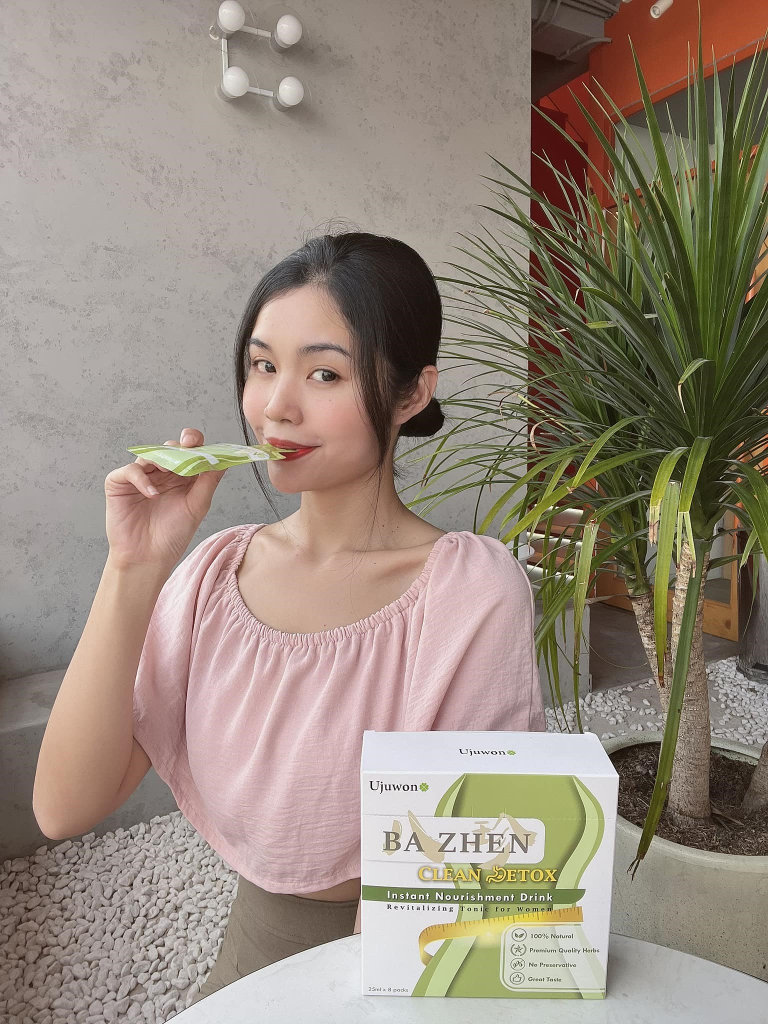 Nước Uống Thảo Mộc Giảm Đau Bụng Kinh Hiệu Quả, Ba Zhen Ujuwon Đài Loan, Detox Thanh Lọc Cơ Thể, Cải Thiện Làn Da, Hỗ Trợ Giảm Cân