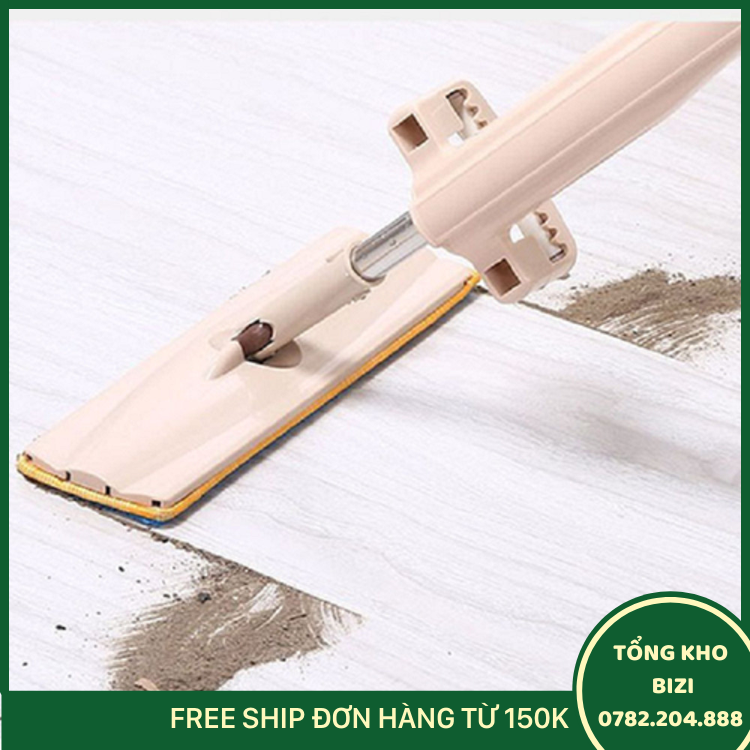 Cây Lau Nhà Tự VắT Thông Minh Xoay 360 Độ Đa Năng Lau Kính Trần Nhà - Free Ship Toàn Quốc