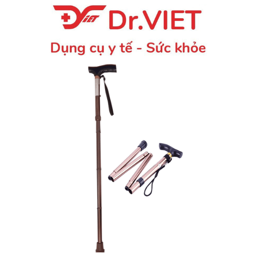 GẬY CHỐNG XẾP GỌN LUCASS Y-27- Hỗ trợ, nâng đỡ dành cho người khuyết tật, người già