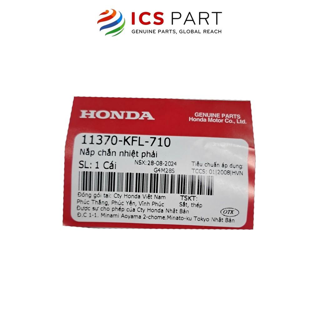 Nắp Chắn Nhiệt Phải HONDA Dream 100, Wave 100 Nhũ (11370KFL710)