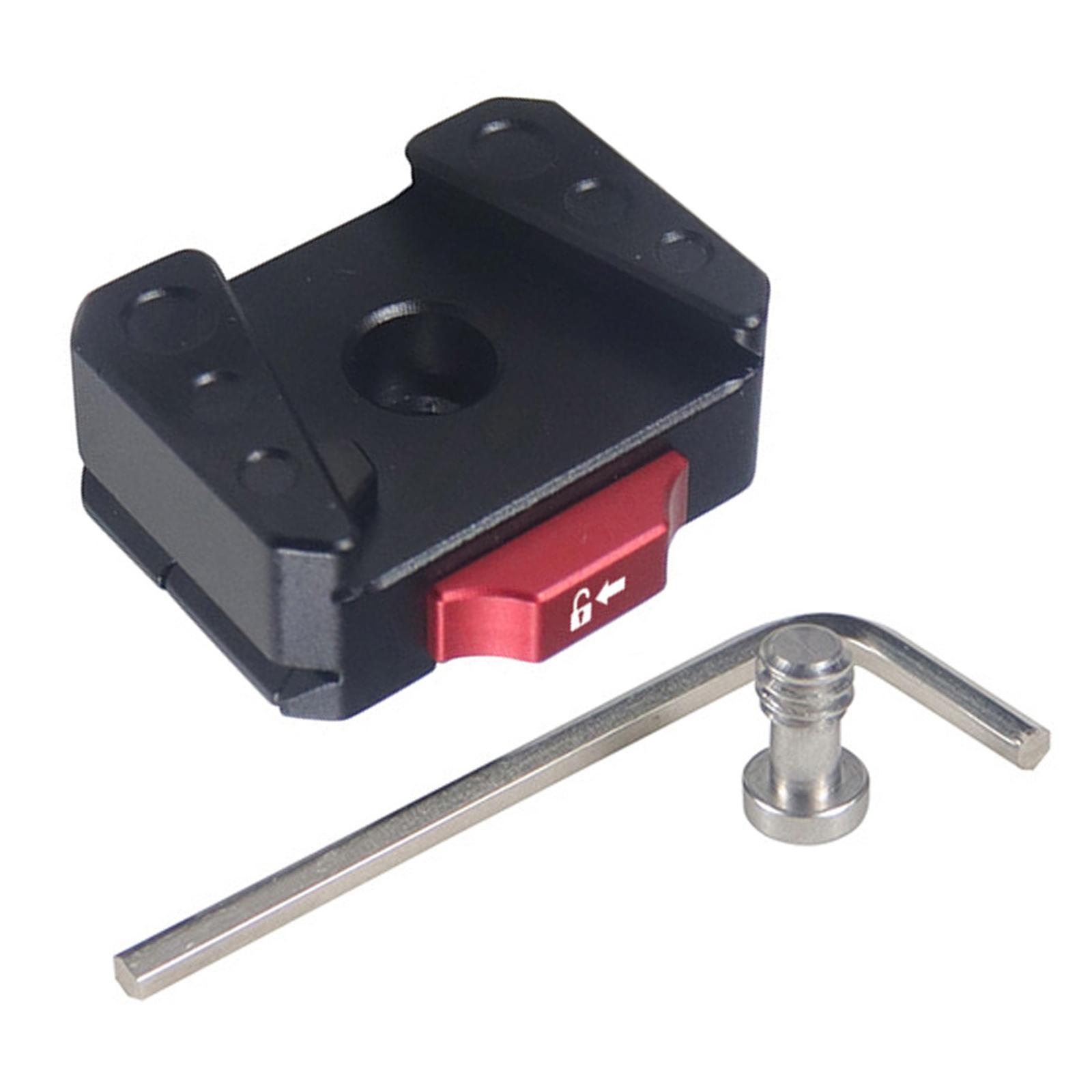 Quick Release Clamp Plate Camera Mount Adapter Clamp for DSLR Digital Camera