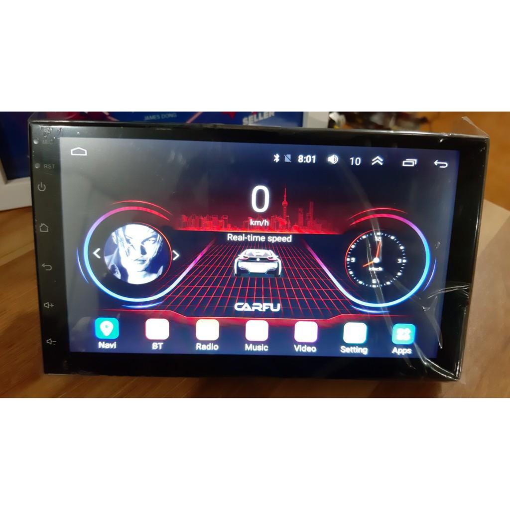 MÀN HÌNH ANDROID Ô TÔ 7 INCH RAM 2G ROM 32G CHẠY SIM 4G - ĐẦU DVD ANDROID 7 INCH