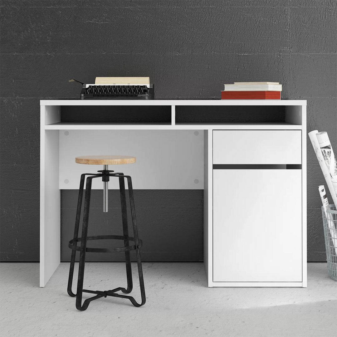 Bàn làm việc, bàn học gỗ hiện đại SMLIFE Dekao | Gỗ MDF dày 17mm chống ẩm | D110xR50xC75cm