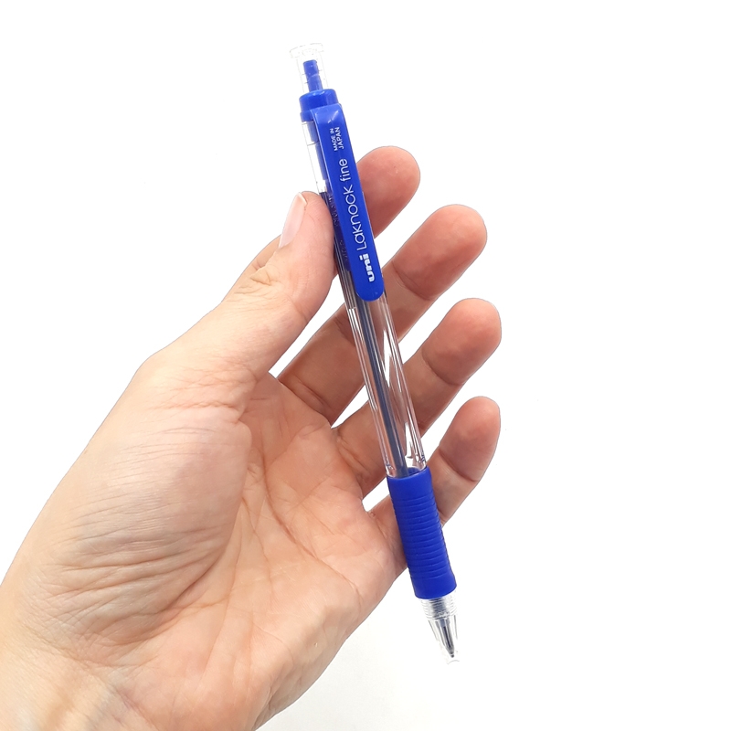 Bút Bi Bấm Uni Laknock Grip SN-101