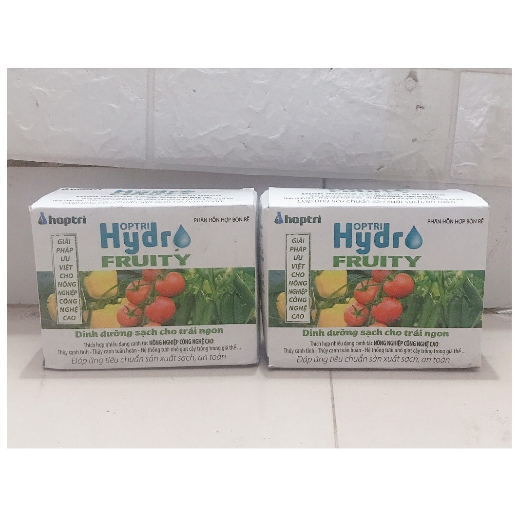 2 Hộp Hydro Fruity_DINH DƯỠNG THỦY CANH CHO RAU ĂN TRÁI