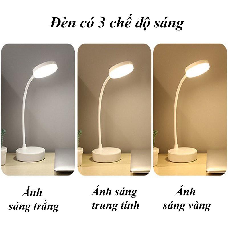 Đèn học để bàn BAOLIANG 3 màu ánh sáng, điều chỉnh mức độ sáng chống cận bảo vệ thị lực