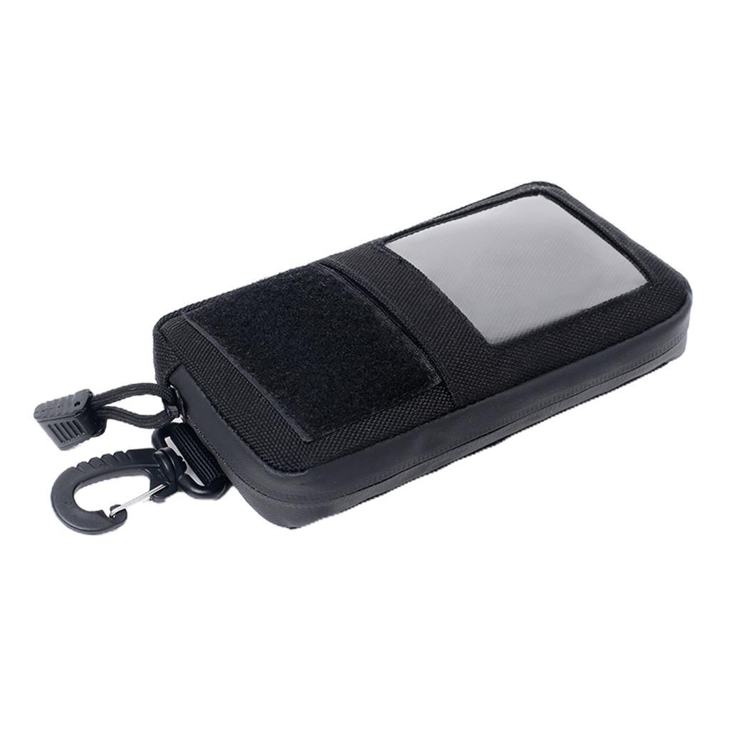 2 Pieces Nylon Waterproof Mini Wallet Card Money Key Pack Waist Bag Pack