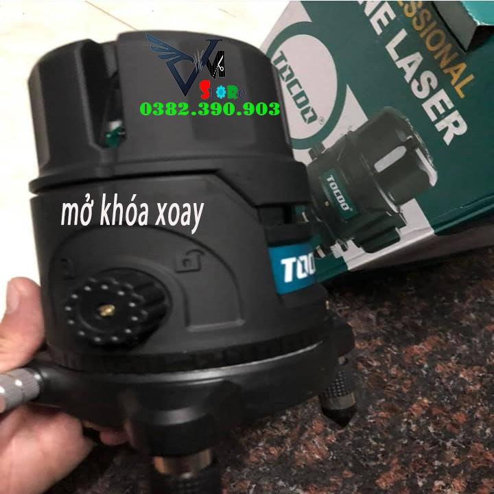 laser 5 tia xanh TOCDO nút cảm ứng