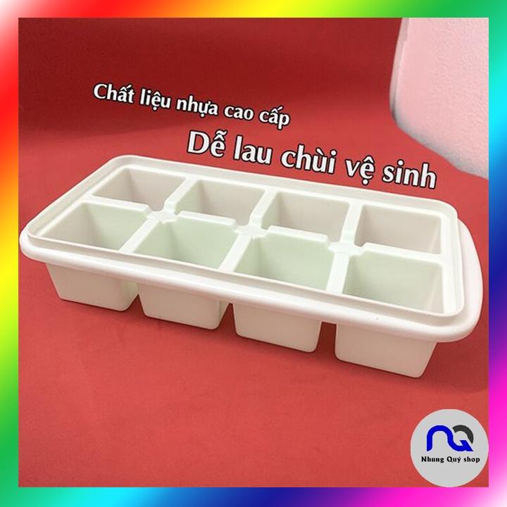 Khay đá có nắp 8 viên nhựa Việt Nhật (MS:6932) - 01266