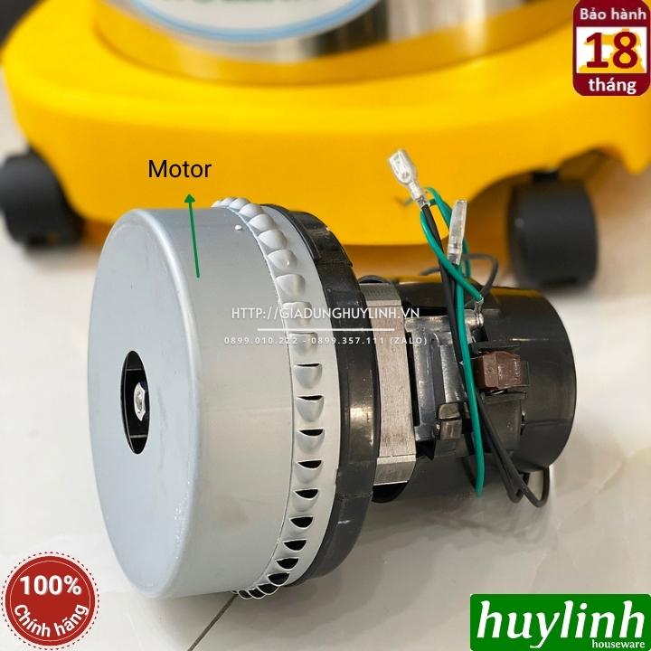 Máy hút bụi khô và ướt HiClean HC30P (thùng nhựa ABS cao cấp, dung tích 30L) - Hàng chính hãng