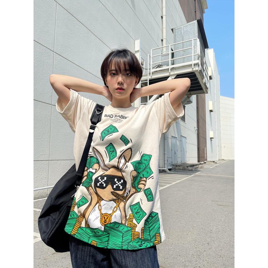 Áo thun unisex tay lỡ BADDOLLA || Hany shop