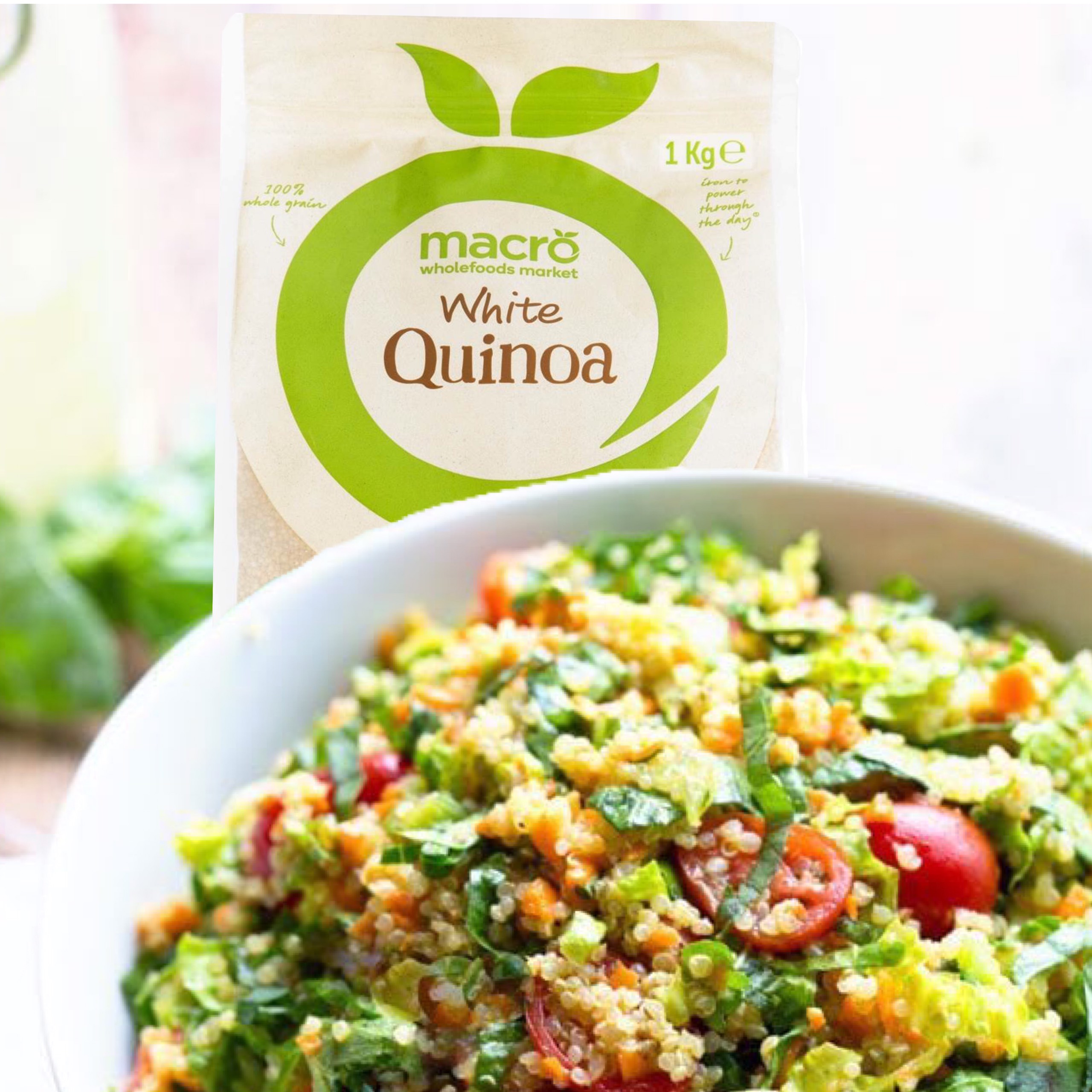 Hạt Quinoa Macro White Quinoa Úc giàu dinh dưỡng giúp giảm cholesterol, kiểm soát đường huyết, tốt cho tim mạch - QuaTangMe Extaste