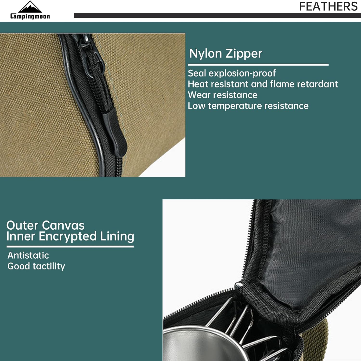 Túi đựng ly cốc nhỏ Campingmoon S180-B