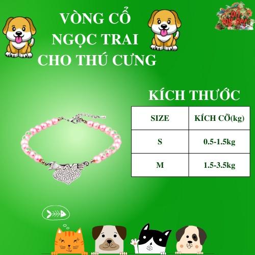 Vòng cổ ngọc trai cho thú cưng trở nên sang chảnh hơn