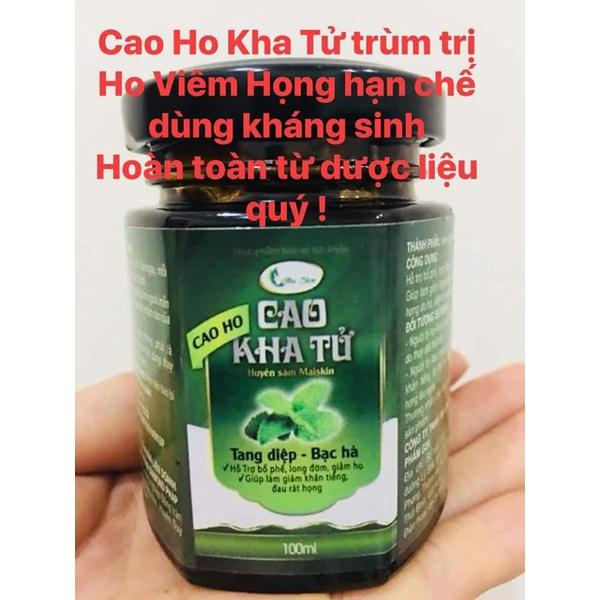 CAO HO CAO KHA TỬ 100ml -Giải pháp cho người ho,viêm họng lâu ngày