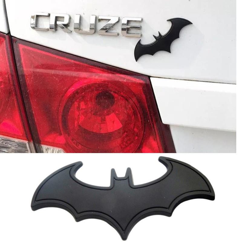 Logo Batman 3D bằng kim loại trang trí xe hơi