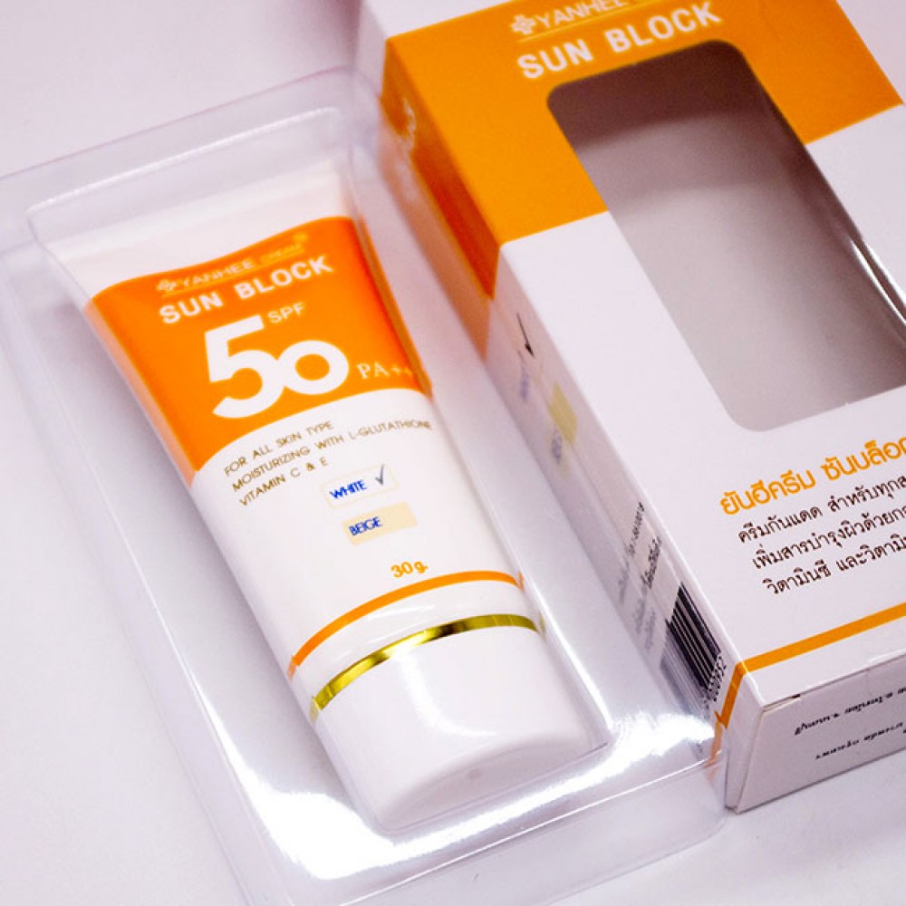 Kem chống nắng YANHEE  Sunblock (White) Thái Lan 30g