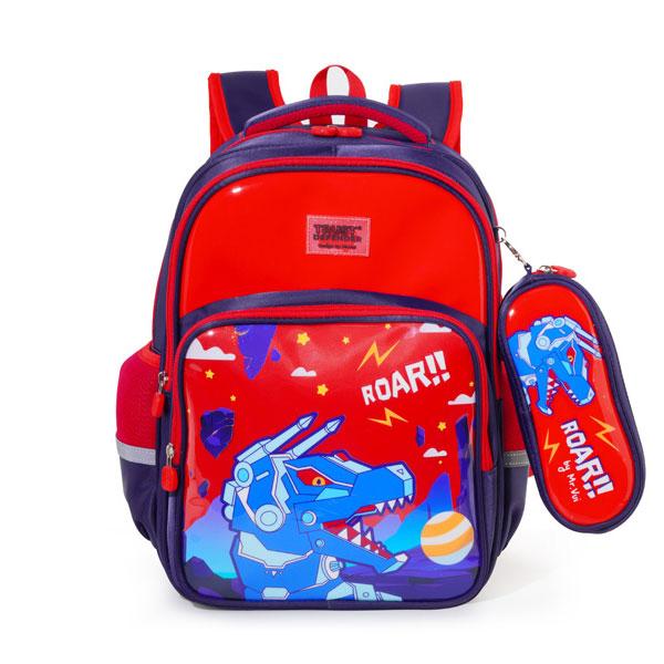 Ba Lô Học Sinh Robot - Mr.Vui 1062 - Màu Xanh Đen + Đỏ