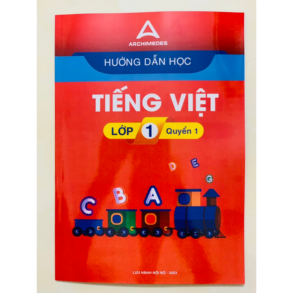 Sách - Combo 4 cuốn Hướng dẫn học tiếng việt lớp 1 (trường Archimedes school )