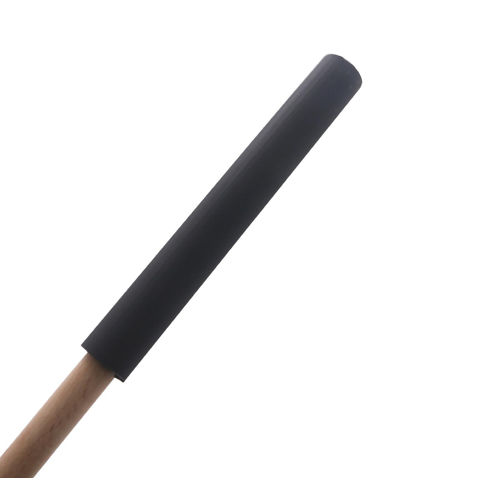 2x Rubber Mallet Percussion 8.6inch with Wood Handle Drum Mallet for Yoga Music Education Stage