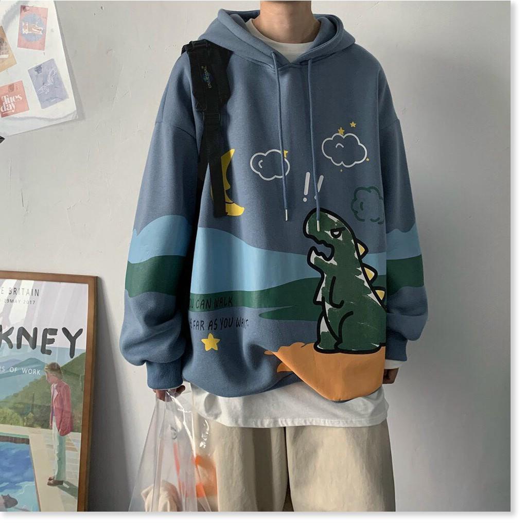 ÁO KHOÁC NỈ HODDIES KHỦNG LONG CỰC CHẤT SIÊU HOT HÈ THỜI TRANG LANO STORE