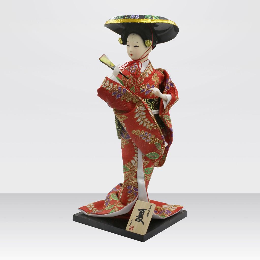 KHO-HN * Búp bê Geisha cao 30cm mặc trang phục truyền thống Nhật Bản - mẫu Y36 (ảnh thực tế)