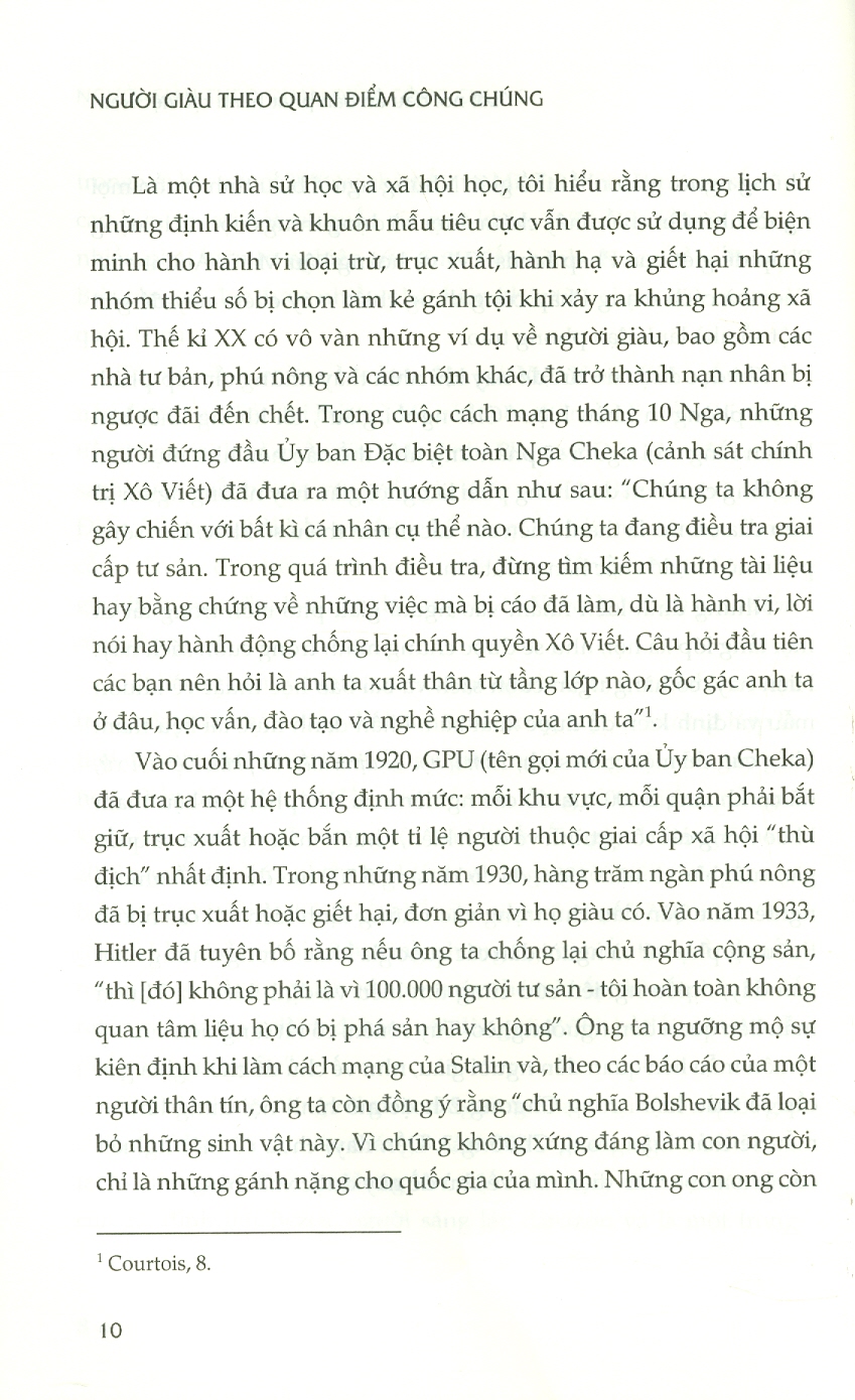 Người Giàu Theo Quan Điểm Công Chúng