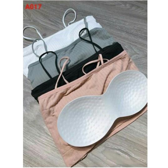 M192. Áo bra quây gân tăm, bra học sinh đệm mỏng mặc siêu thoải mái