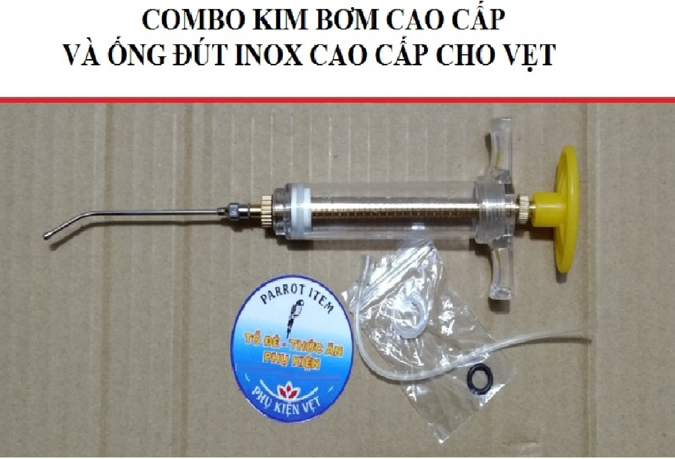 COMBO KIM BƠM CAO CẤP VÀ ỐNG ĐÚT INOX CAO CẤP NHẬP KHẨU CHO MỌI DÒNG VẸT