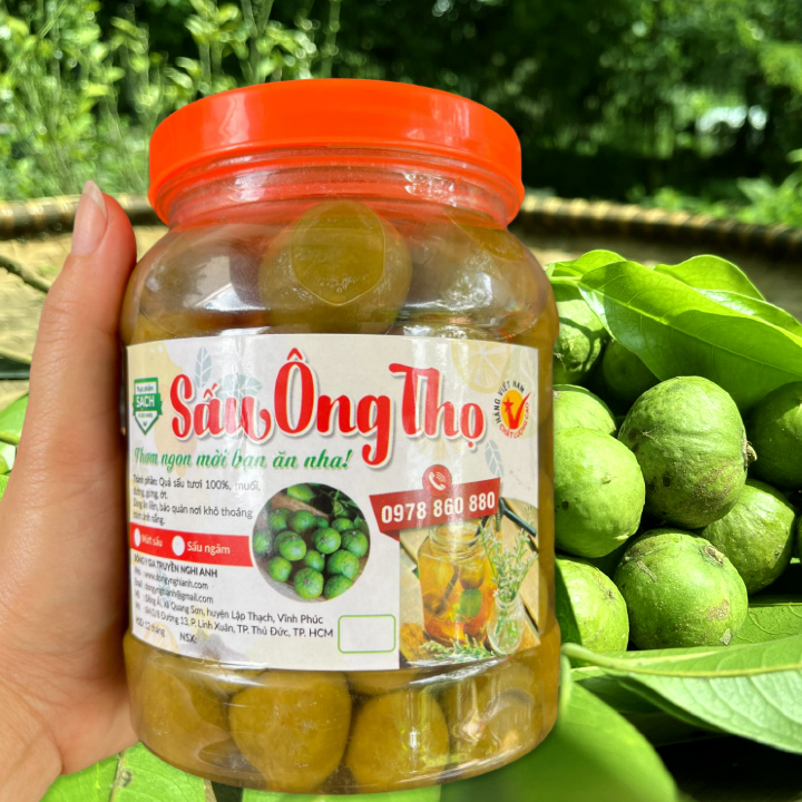 Sấu ngâm đường Ông Thọ hộp 2kg