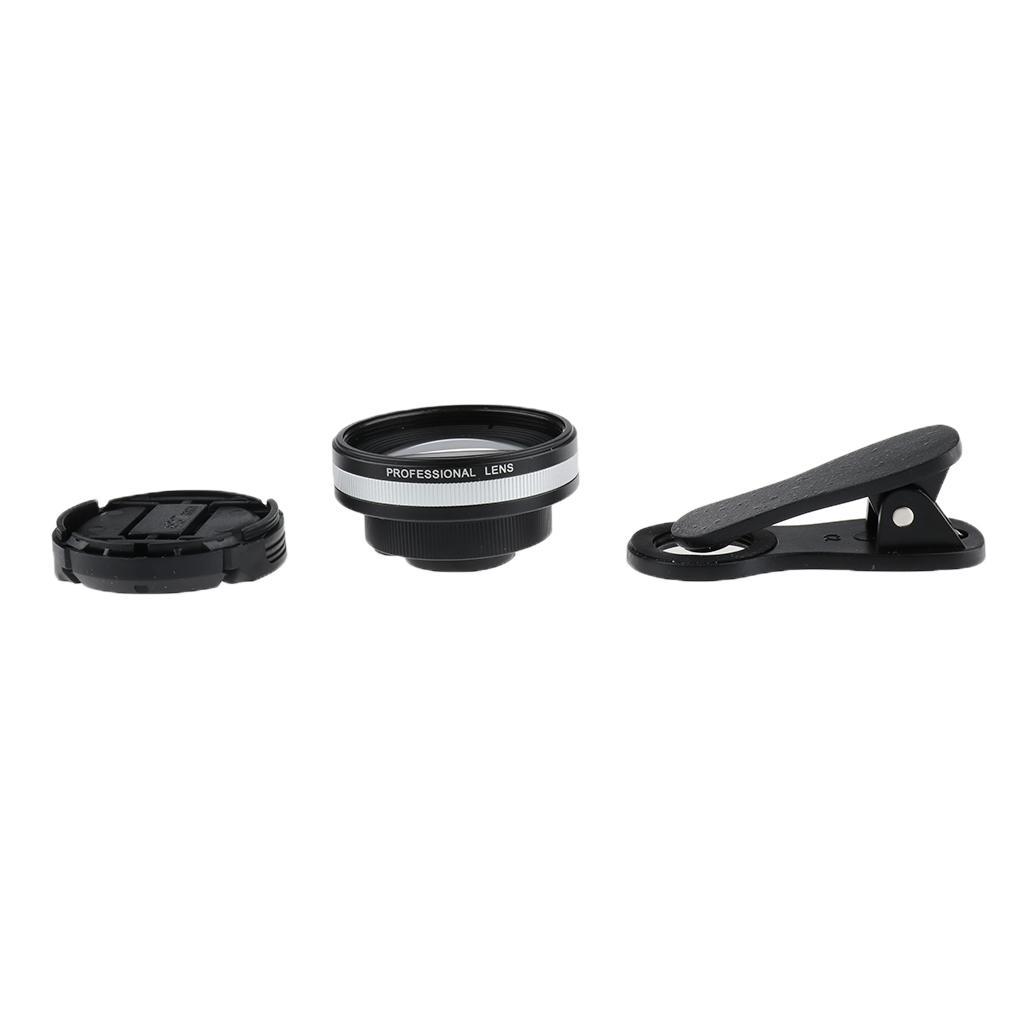 Optical Glass No Distortion 0.6X Wide-angle Lens Clip-on Phone