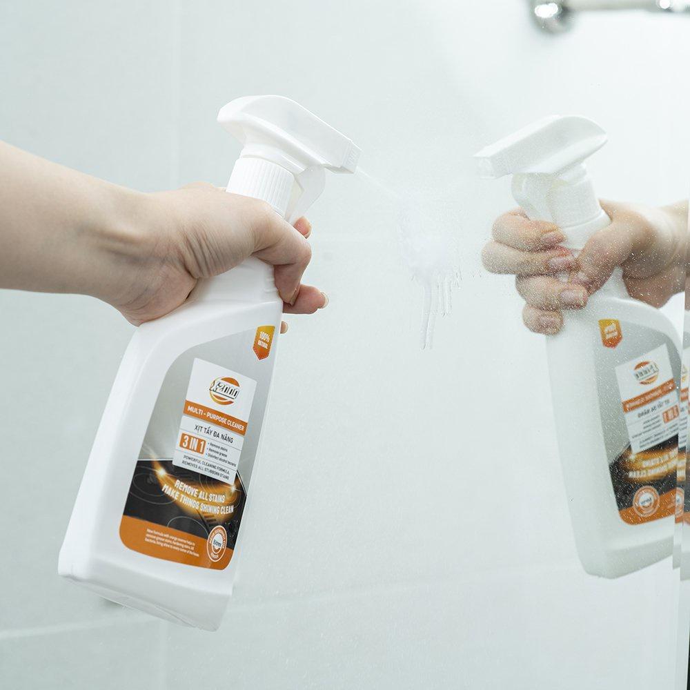 Dung dịch tẩy rửa X2000, Bình xịt tẩy rửa đa năng số 1 Nhật Bản tẩy rửa mọi vết bẩn nhà bếp