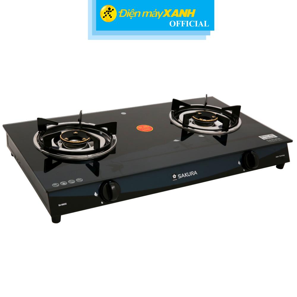 Bếp ga đôi Sakura SA-695SG - Hàng Chính Hãng