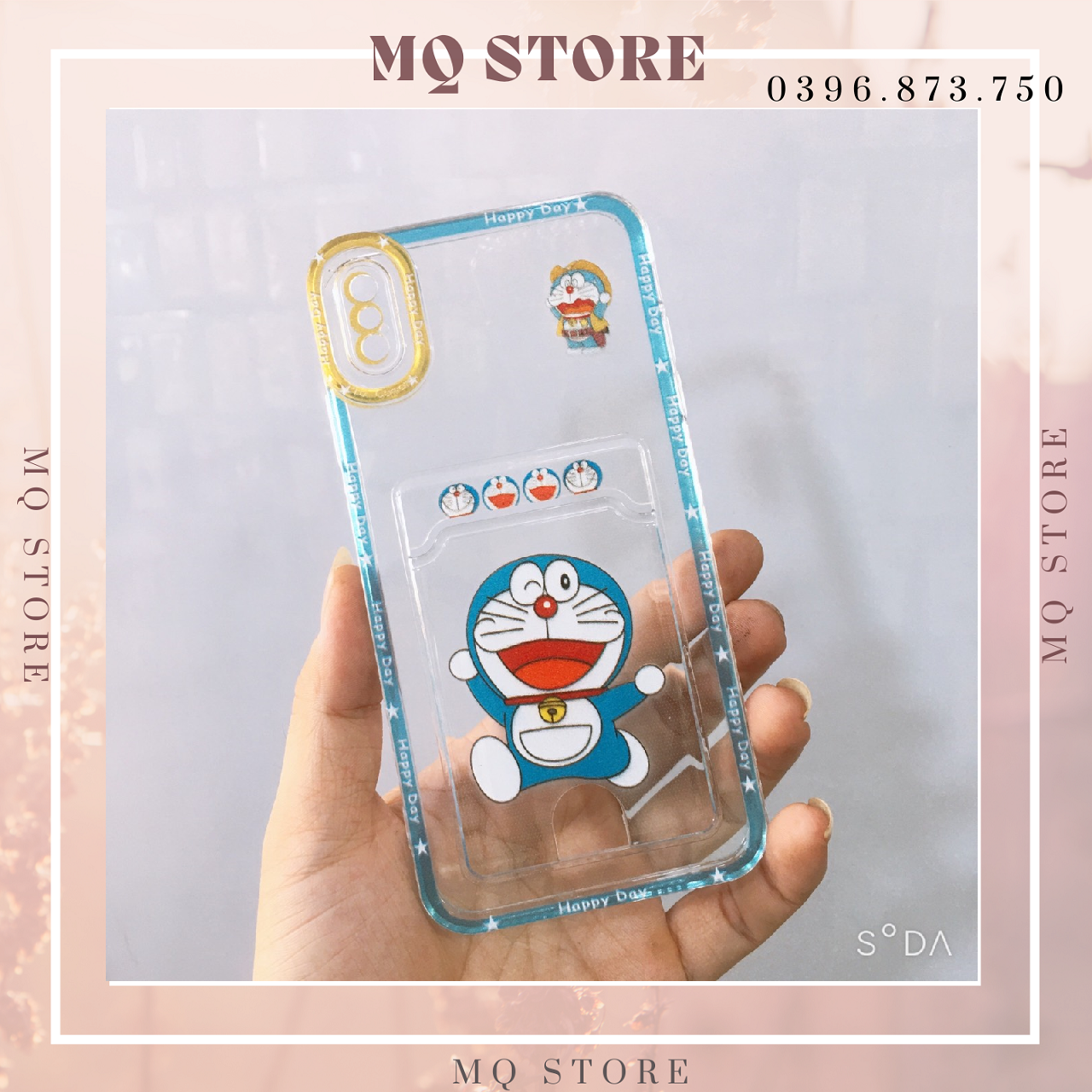 Ốp lưng dẻo hình viền camera màu có khay nhét thẻ dành cho iPhone Xs Max