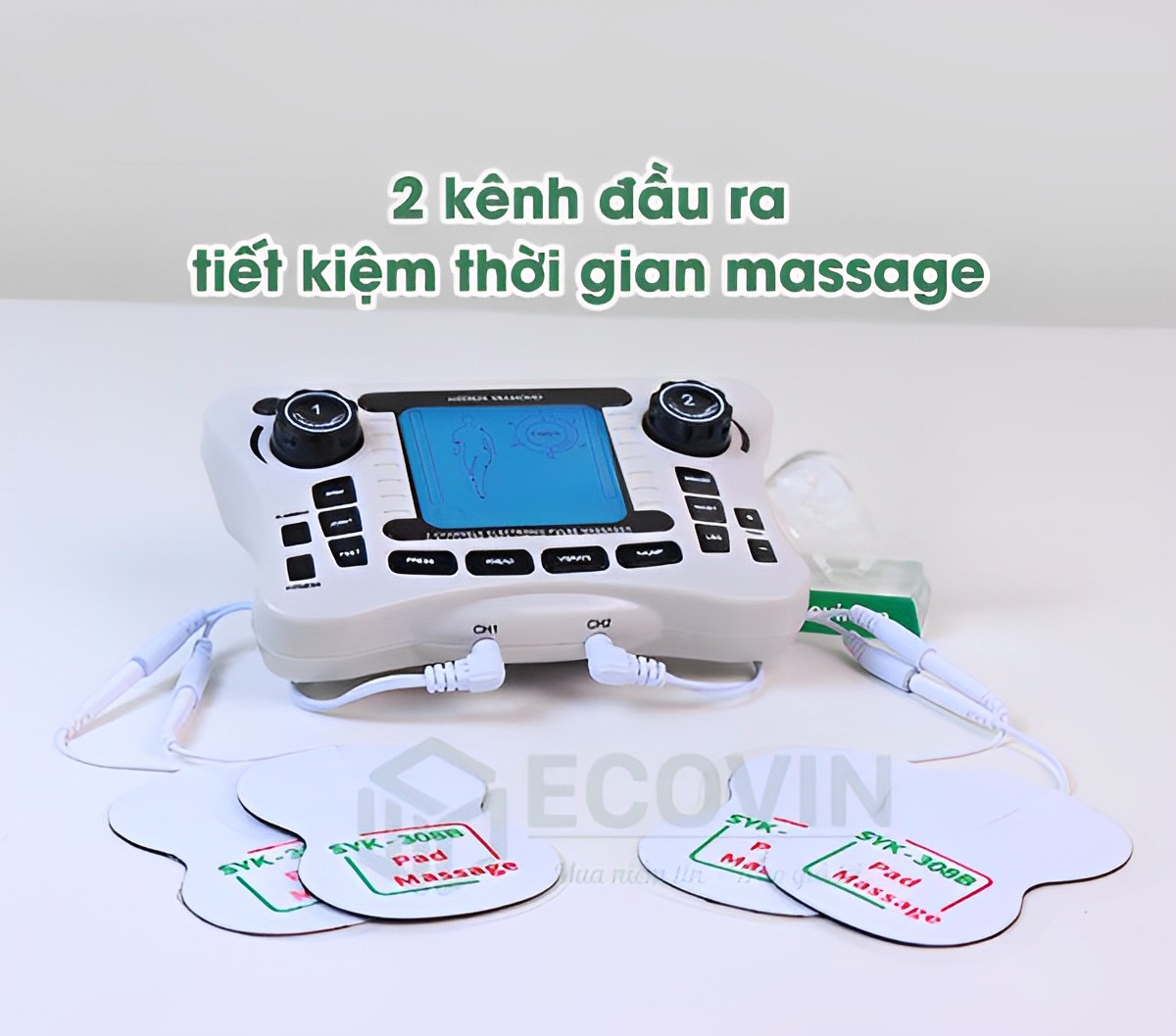 Máy xung điện vật lý trị liệu SYK-308,máy massage xung điện,máy điện xung trị liệu ,matxa châm cứu ,bấm huyệt tác động sâu vào các cơ giảm đau nhức cơ thể