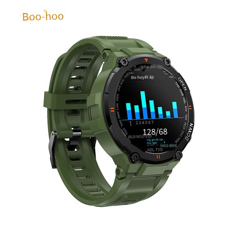 Đảm bảo chất lượng Đồng hồ thông minh K22 thể thao ngoài trời cảm ứng đầy đủ cuộc gọi Bluetooth theo dõi nhịp tim Tay thông minh Huaqiangbei